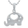 Adorable Baby Elephant 925 Sterling Silver Pendant