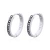 Vintage Minimal Boho 925 Silver Click Earrings