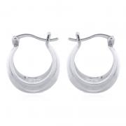 Wholesale Sterling Silver Chunky Hoop Earrings