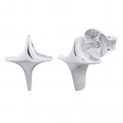 Wholesale Asymmetric Star Sterling Silver Stud Earrings