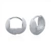 Daring Petite Huggie Click 925 Silver Earrings