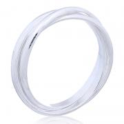 Wholesale 925 Sterling Silver Interlocked Triple Band Rings