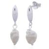 Exquisite Baroque Pearl Sterling Silver Stud Earrings