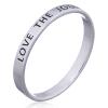 �Love The Journey� Sterling Silver Men Band Ring