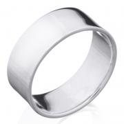 Wholesale 925 Sterling Silver 8mm Band Ring For Men