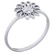 Wholesale Sterling Silver Open Sunflower Ring