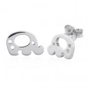Wholesale Adorable Baby Elephant 925 Sterling Silver Studs