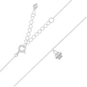 Wholesale Stunning Silver Bead Charm Necklace On Cable Chain
