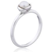 Wholesale Floral Pearl 925 Silver Ring