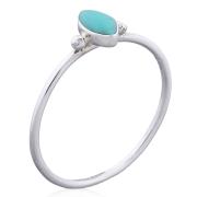 Wholesale 925 Silver Marquise Shape Turquoise Ring