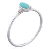 925 Silver Marquise Shape Turquoise Ring