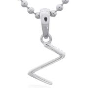 Wholesale Chic 925 Silver Letter “Z” Pendant For Everyday Wear