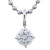 925 Sterling Silver 5mm CZ Circle Pendant