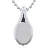 Stunning Tear Drop Pendant With Oval MOP Inlay 925 Silver
