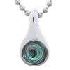 Captivating Tear Drop Abalone Shell Pendant In Sterling Silv