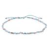 925 Silver Multi-Hued Gemstones Polyester Bracelet