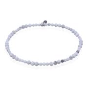 Wholesale White Howlite Stretchable 925 Silver Bracelet