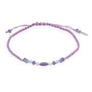 Wholesale 925 Sterling Silver Gemstone-Studded Polyester Bracelet