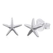 Wholesale Charming Tiny Star Fish 925 Sterling Silver Stud Earrings