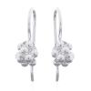 Handcrafted 925 Sterling Silver Grape Dangle Earrings