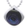 Elegant Square Pendant With Oval Abalone Inlay