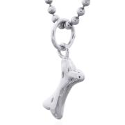 Wholesale Cute Sterling Silver Dog Bone Pendant With Sleek Finish