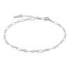 Timeless Figaro Chain 925 Silver Bracelet
