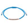 Rose Gold Macrame Bracelet “Learn From Mistakes”