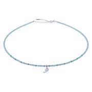 Wholesale Amazonite And Blue Apatite With Dolphin 925 Silver Charm Nec