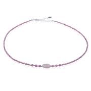 Wholesale Natural Pink Tourmaline Seed Beads Necklace