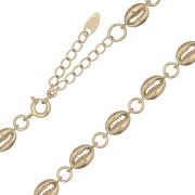 Wholesale Little Hollow-Shells In Gold Plated Necklace