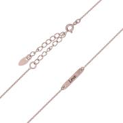 Wholesale Rose Gold Chain Necklace With “Love” Disc Plate