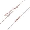 Rose Gold Chain Necklace With “Love” Disc Plate