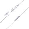 Classic Silver Chain Necklace With “Love” Disc Plate