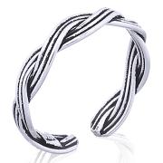 Wholesale Silver Strings Twist Toe Rings