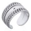 Chunky Ethnic Pattern Sterling Silver Toe Ring