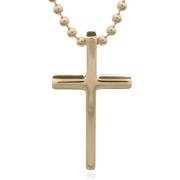 Wholesale Gold Plated Wide Sterling Silver Cross Pendant