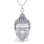 Wholesale Buddha Face Sterling Silver Pendant