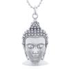 Buddha Face Sterling Silver Pendant