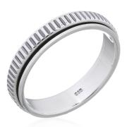 Wholesale Gear Spinner Sterling Silver Band Ring