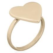 Wholesale Sterling Silver Solid Yellow Gold Heart Ring