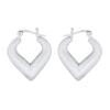 Thick And Chunky 925 Silver Hoops