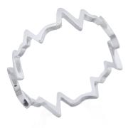 Wholesale Heart Beat Zigzag Sterling Silver Ring