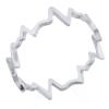 Heart Beat Zigzag Sterling Silver Ring