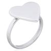 Sterling Silver Solid Heart Ring