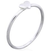 Wholesale Sterling Silver Minimalist Heart Stack Ring