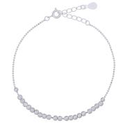 Wholesale Sparkling Faceted Bead Chain Bracelet Wholesale