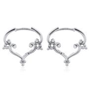 Wholesale Mesmerizing Heart Swirl Hoop Earrings