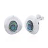 Adiant Irregular Abalone Triangle Sterling Silver Studs