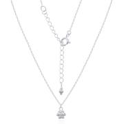 Wholesale Elegant 925 Sterling Silver Beaded Cable Chain Necklace